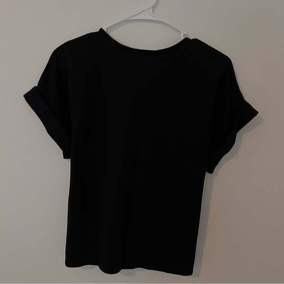 BANANA REPUBLIC Crew Neck Tie Front Tee - Picture 2 of 6